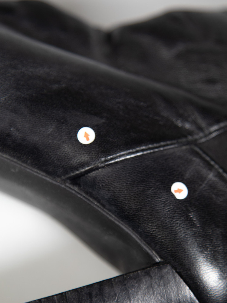 Stuart Weitzman Black Leather & Stretch Heeled Boots