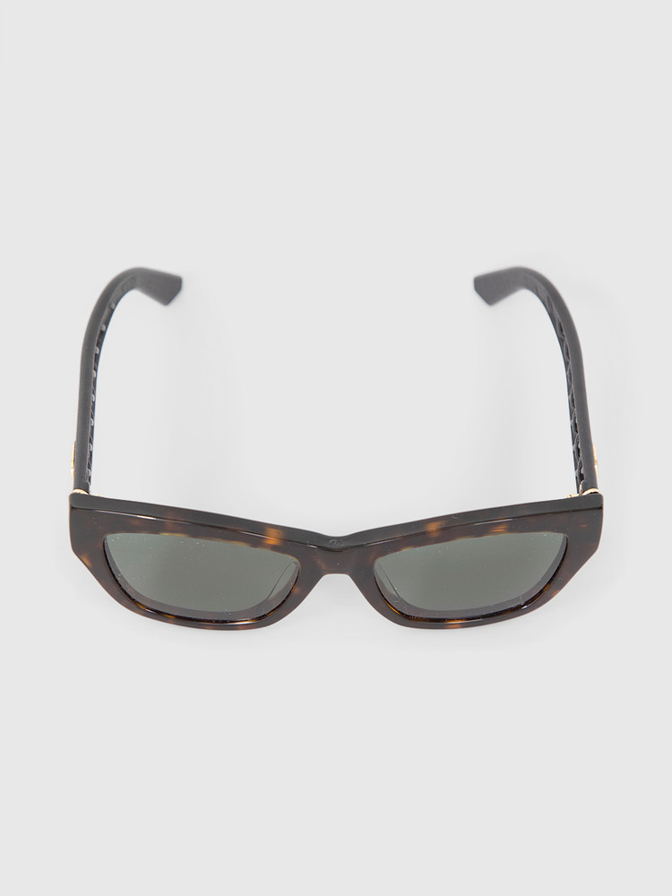 Dior Tortoiseshell Cannage Arms Sunglasses