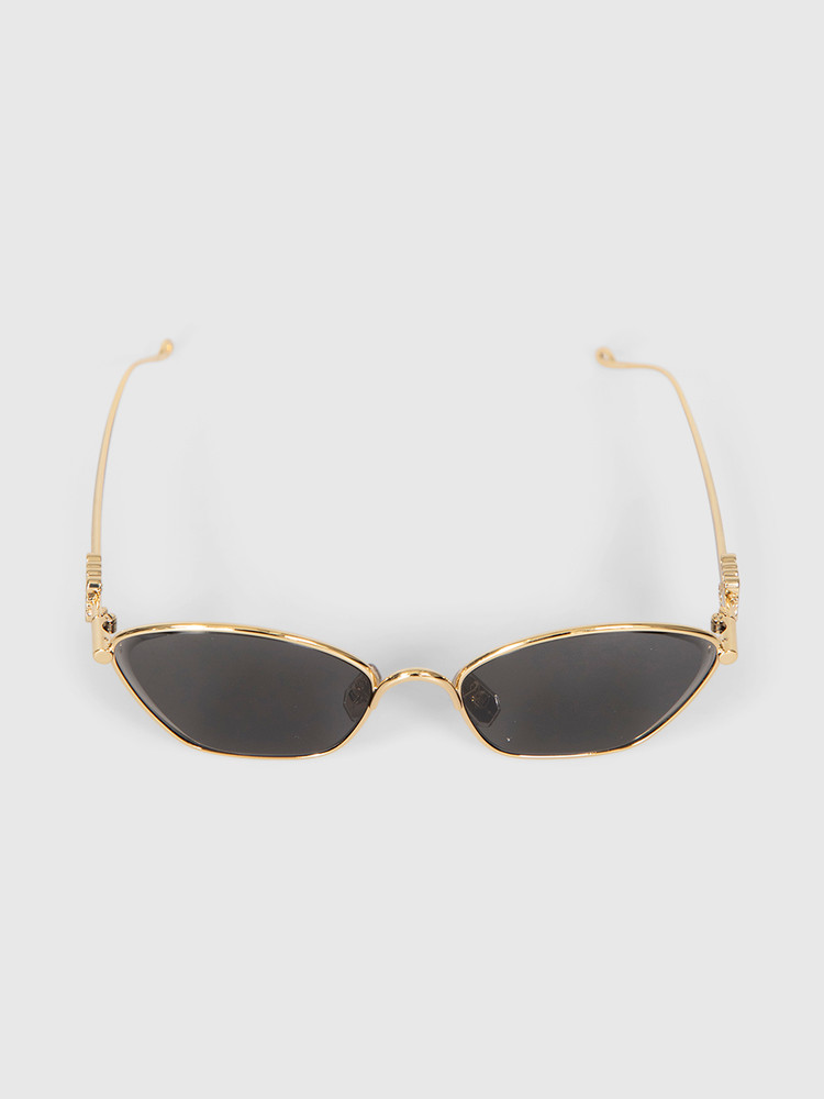 Loewe Gold Cat Eye Sunglasses