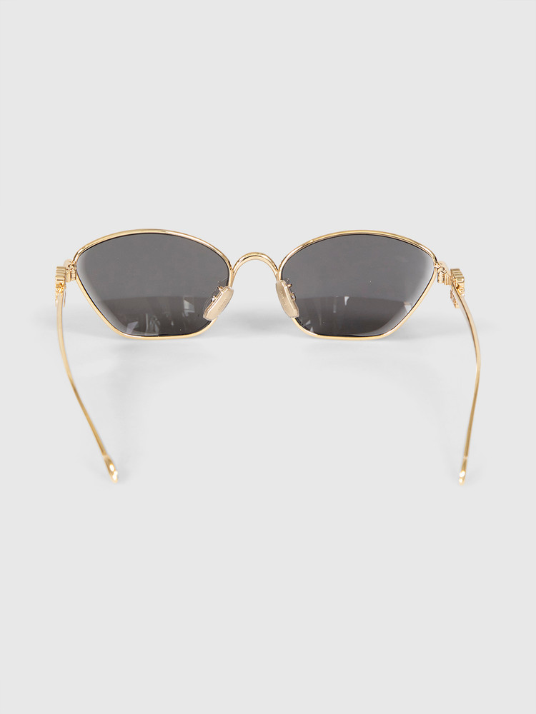 Loewe Gold Cat Eye Sunglasses