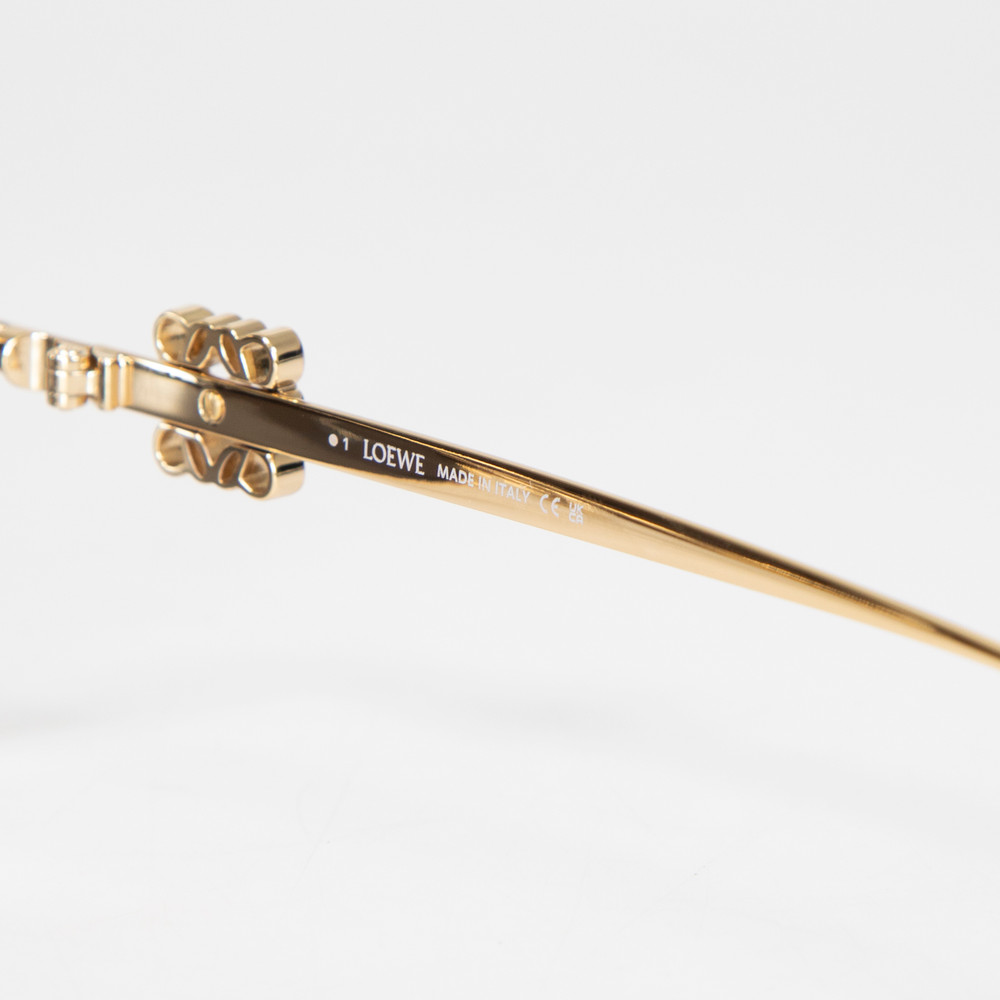 Loewe Gold Cat Eye Sunglasses