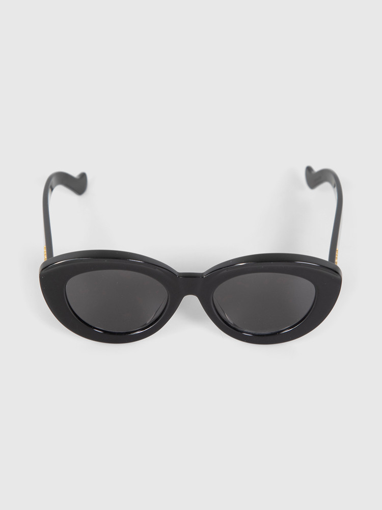 Loewe Black Chunky Anagram Detail Sunglasses