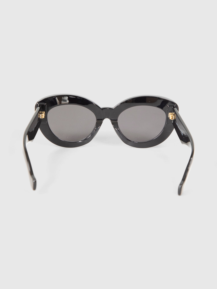 Loewe Black Chunky Anagram Detail Sunglasses