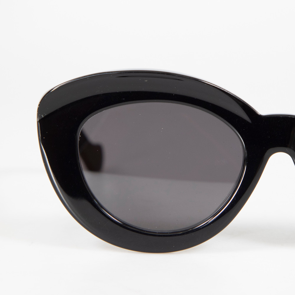 Loewe Black Chunky Anagram Detail Sunglasses