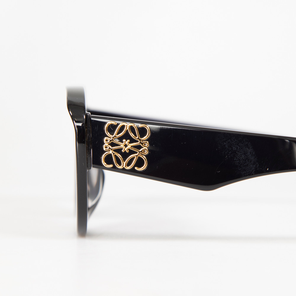 Loewe Black Chunky Anagram Detail Sunglasses