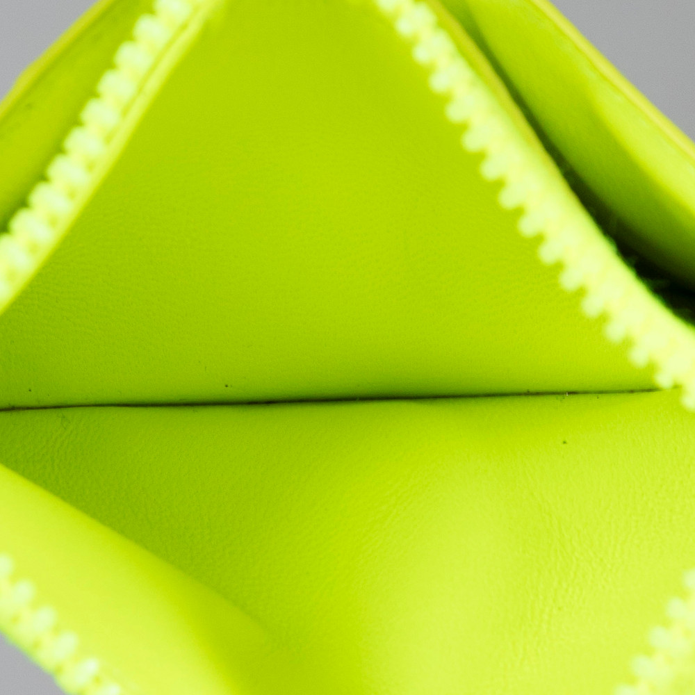Balenciaga Yellow Leather Car Long Card Holder