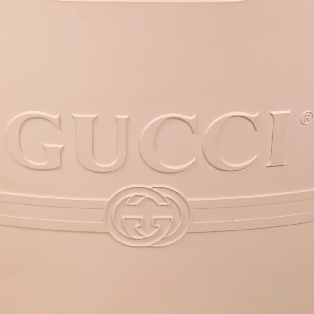 Gucci Pink Rubber Large Tote Bag