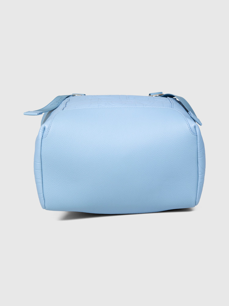 Dior 2026 Blue Oblique Leather Jett Flap Backpack