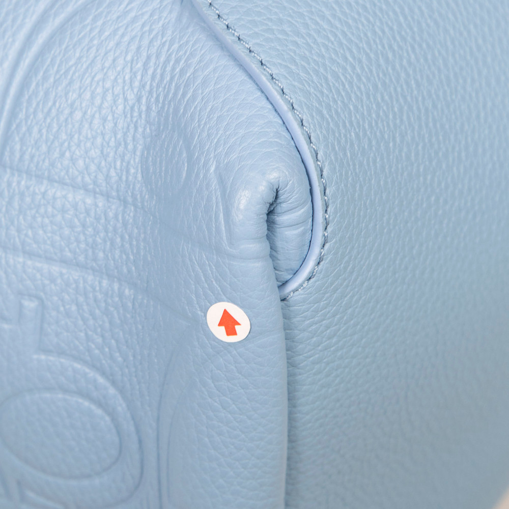 Dior 2026 Blue Oblique Leather Jett Flap Backpack