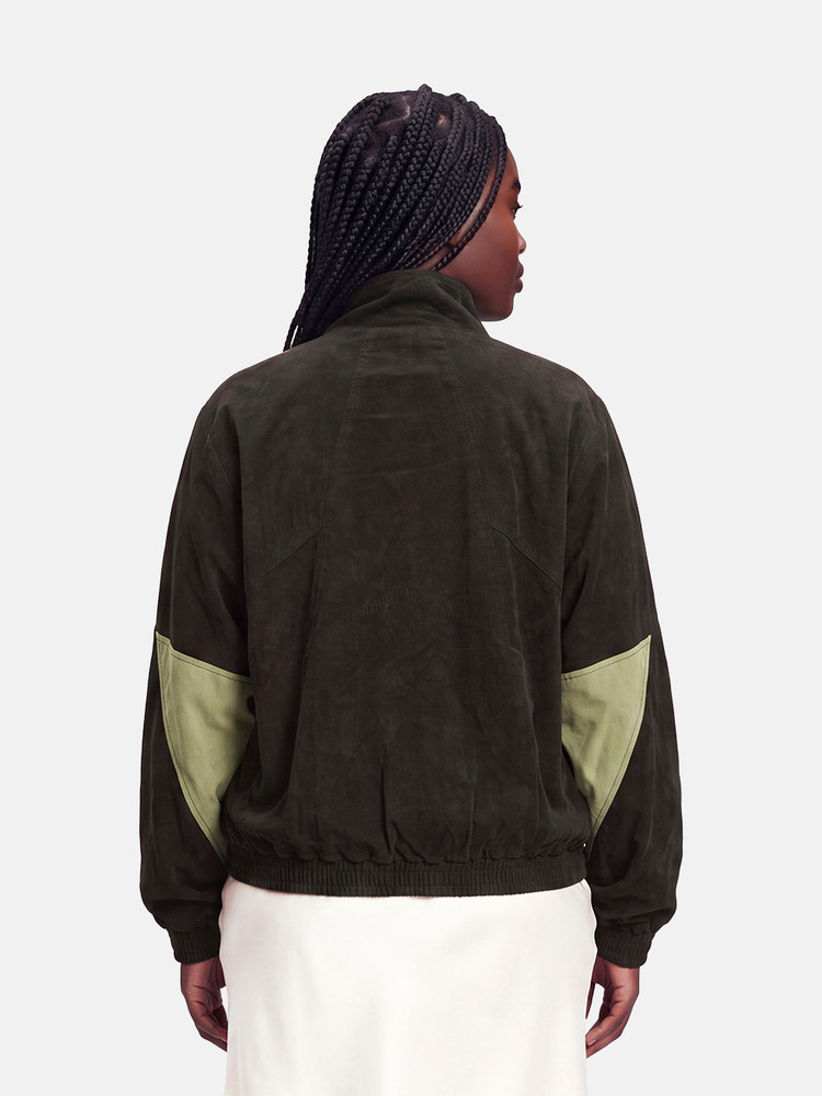 Rhude Black Zip Up Bomber Jacket