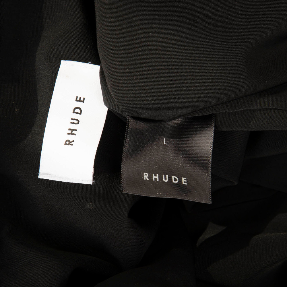 Rhude Black Zip Up Bomber Jacket