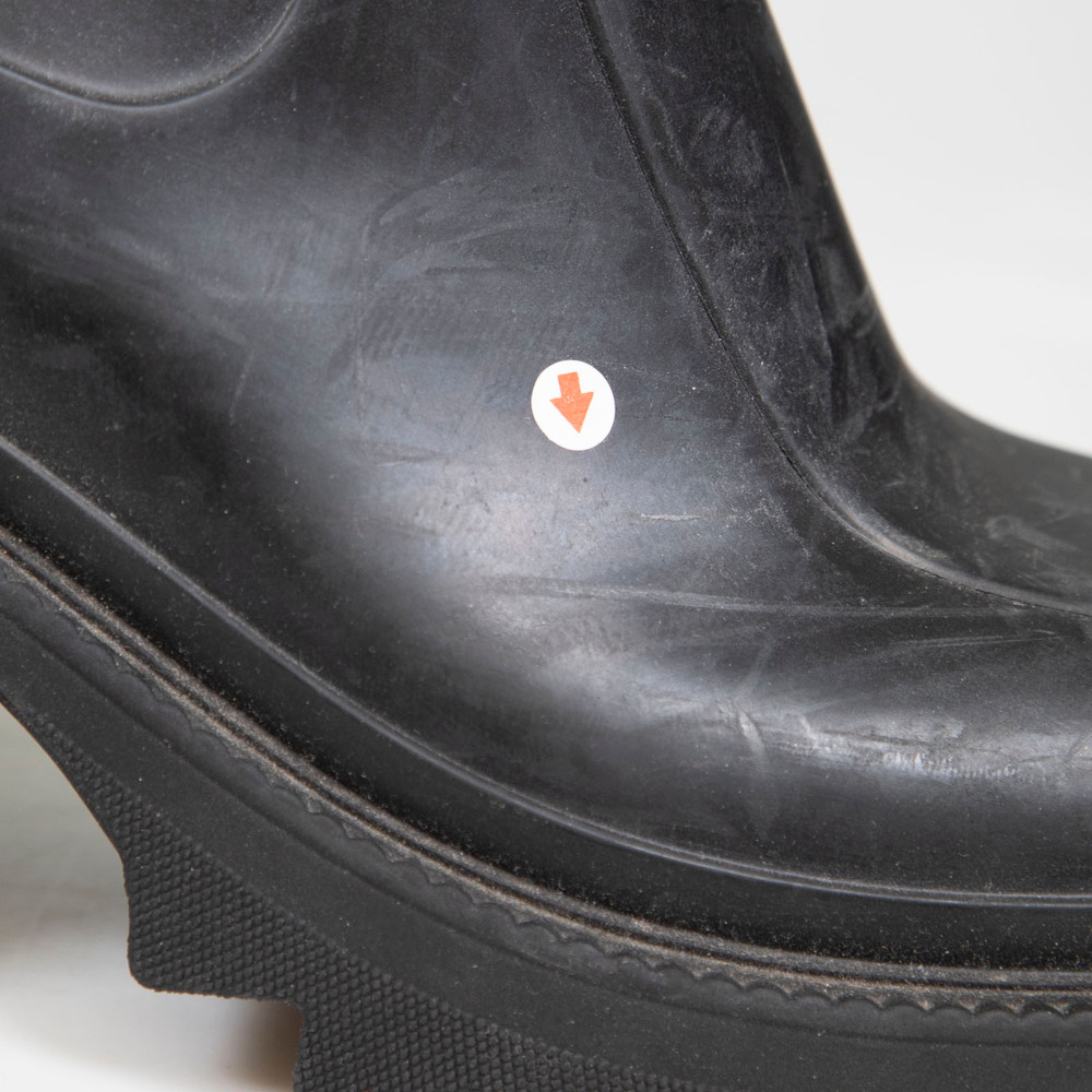 Chloé Black Rubber Betty Rain Boots