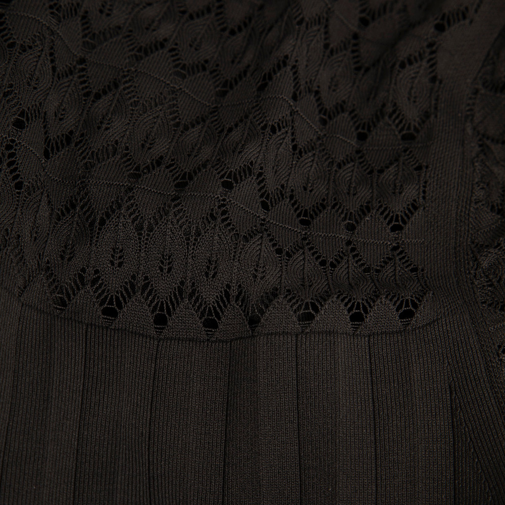 ME+EM Black Long Sleeve Knit Dress