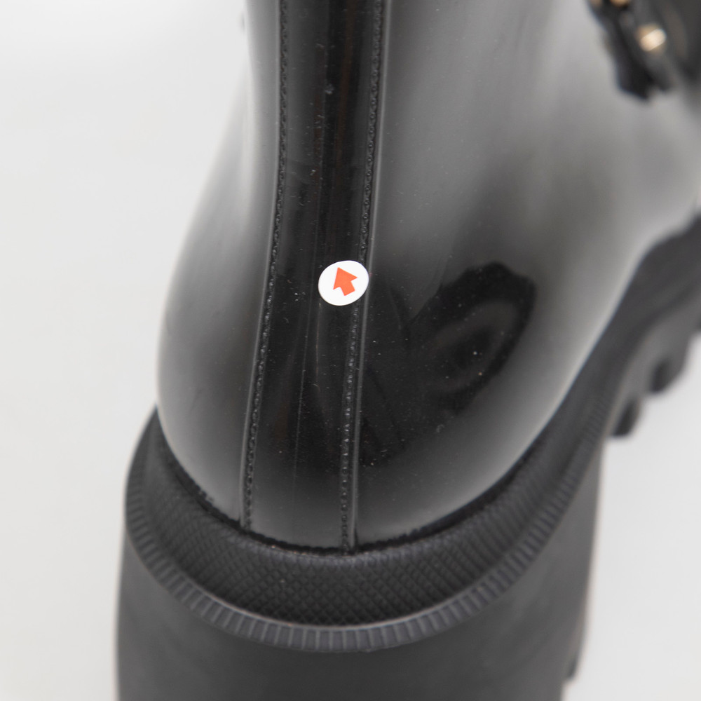 Gucci Black Horsebit Rain Boots