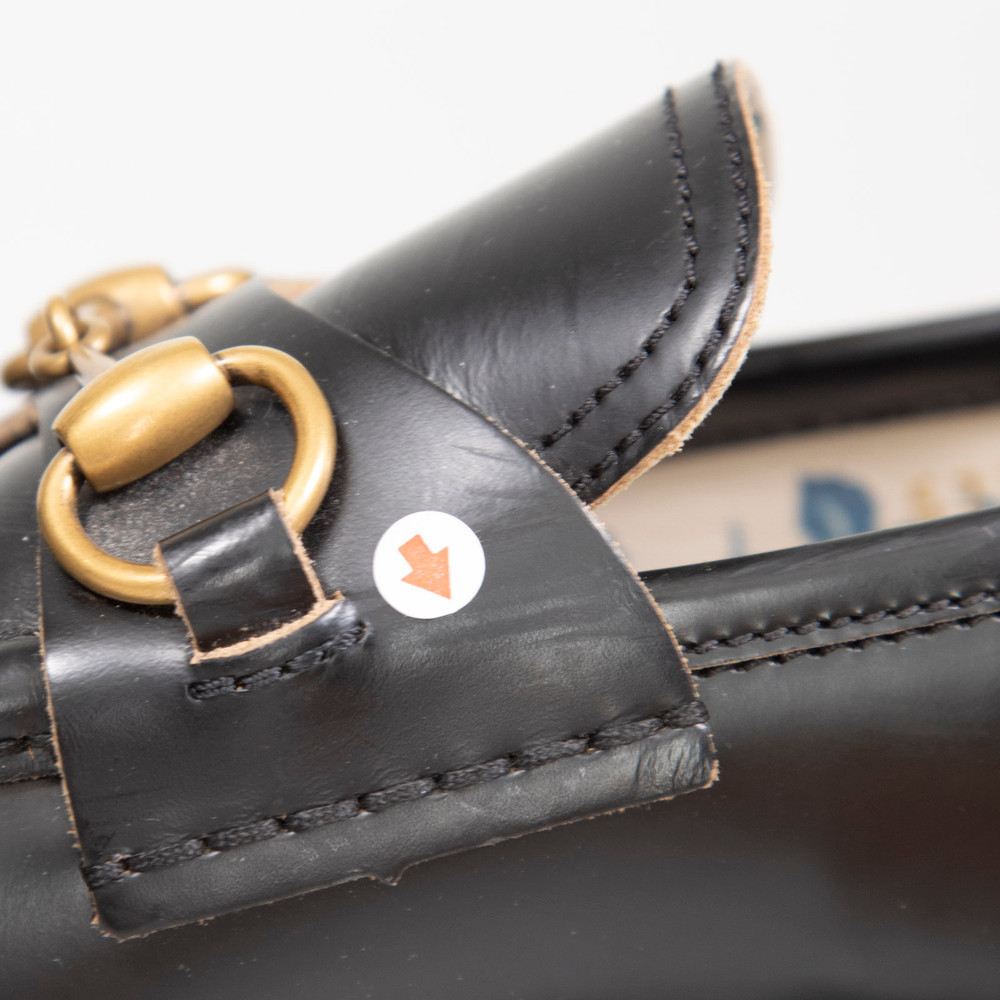 Gucci Black Horsebit Leather Chunky Loafers