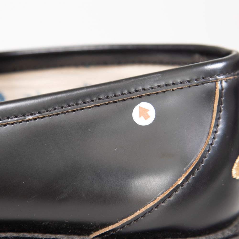 Gucci Black Horsebit Leather Chunky Loafers