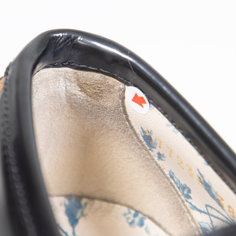 Gucci Black Horsebit Leather Chunky Loafers