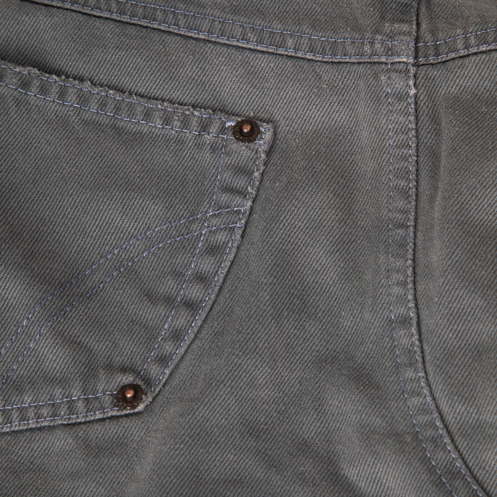 Dolce & Gabbana Grey Denim Mini Skirt