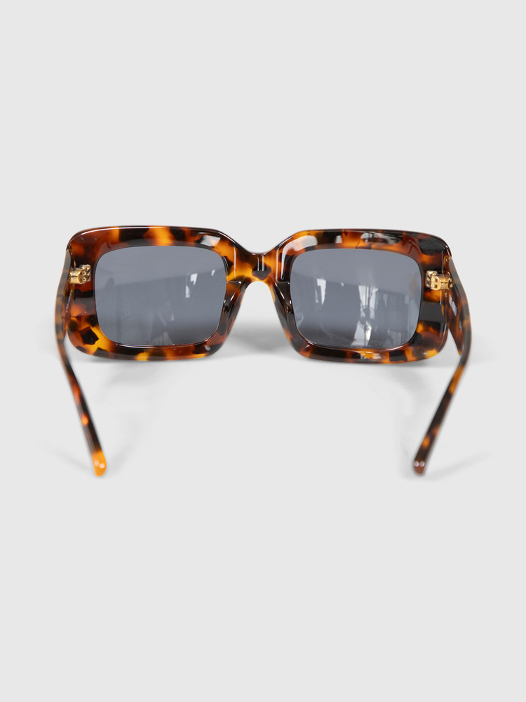 Linda Farrow Tortoiseshell Oversized Jorja Sunglasses