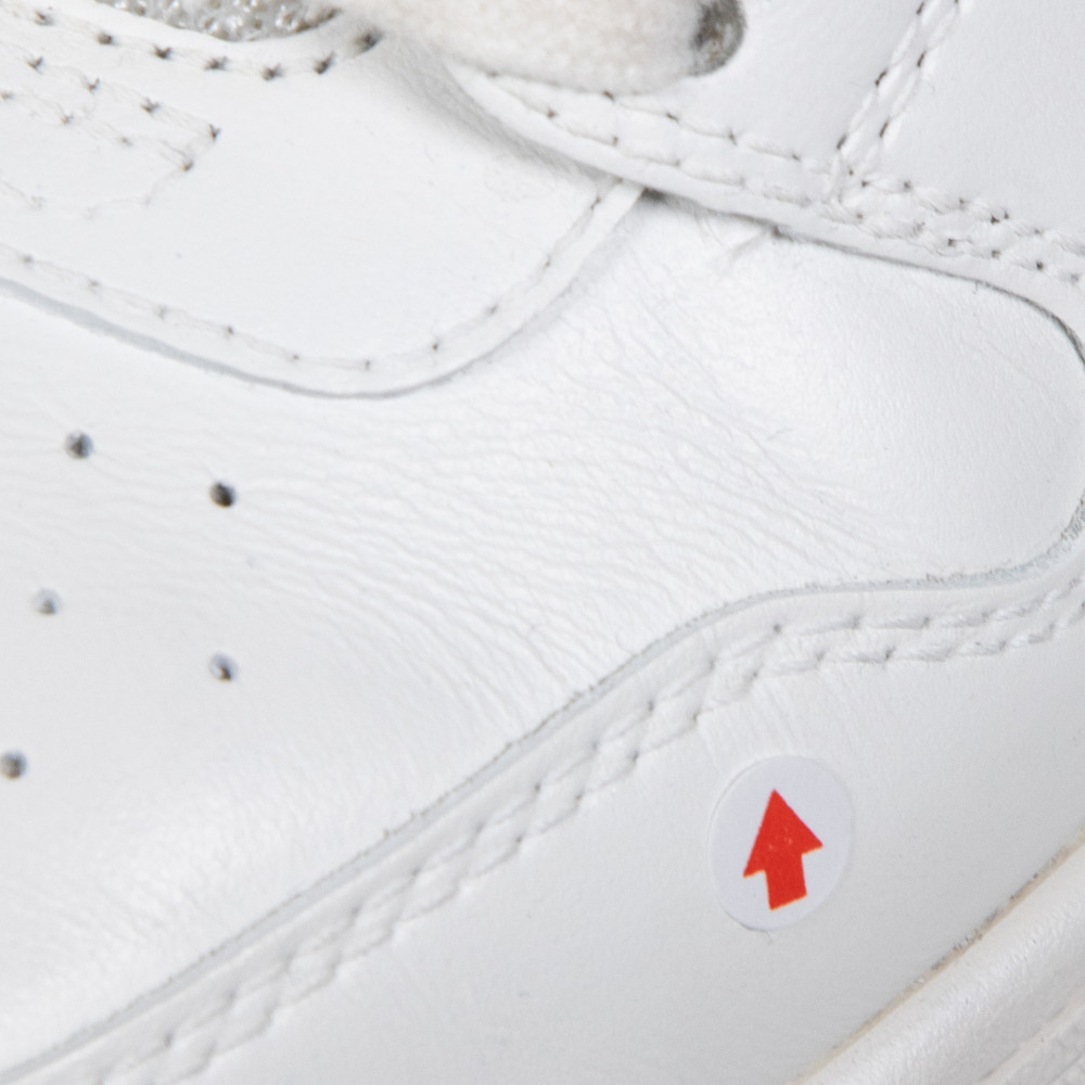 Off-White White Leather Silver Arrow Trainers