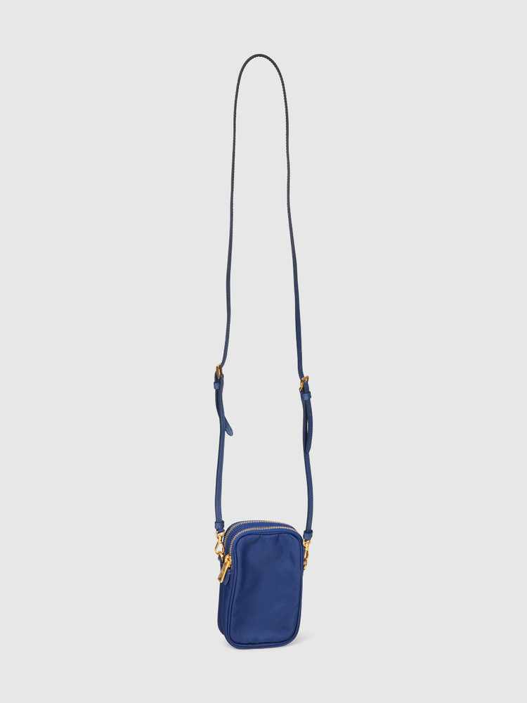 Prada Navy Nylon Phone Bag