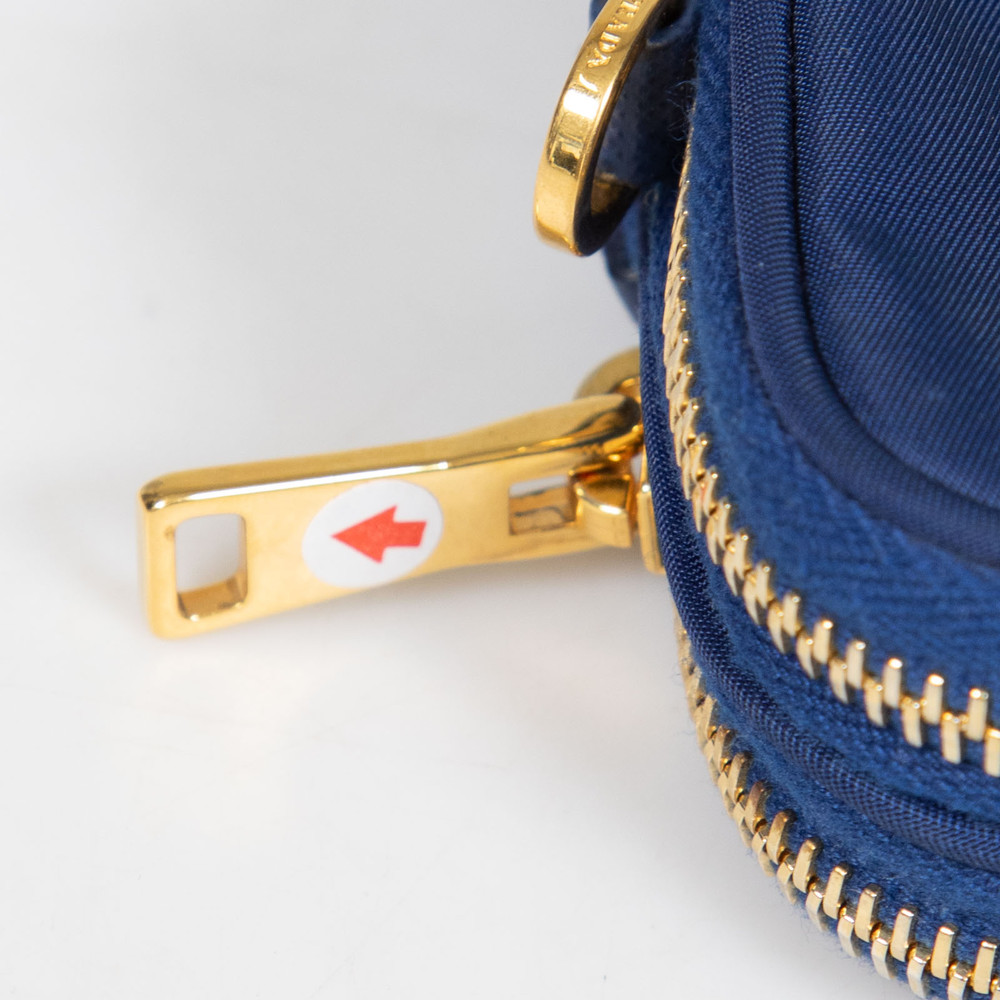 Prada Navy Nylon Phone Bag