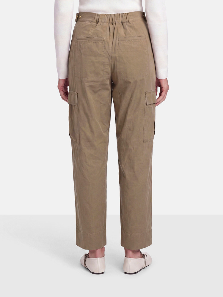 ME+EM Khaki Cargo Elastic Trousers