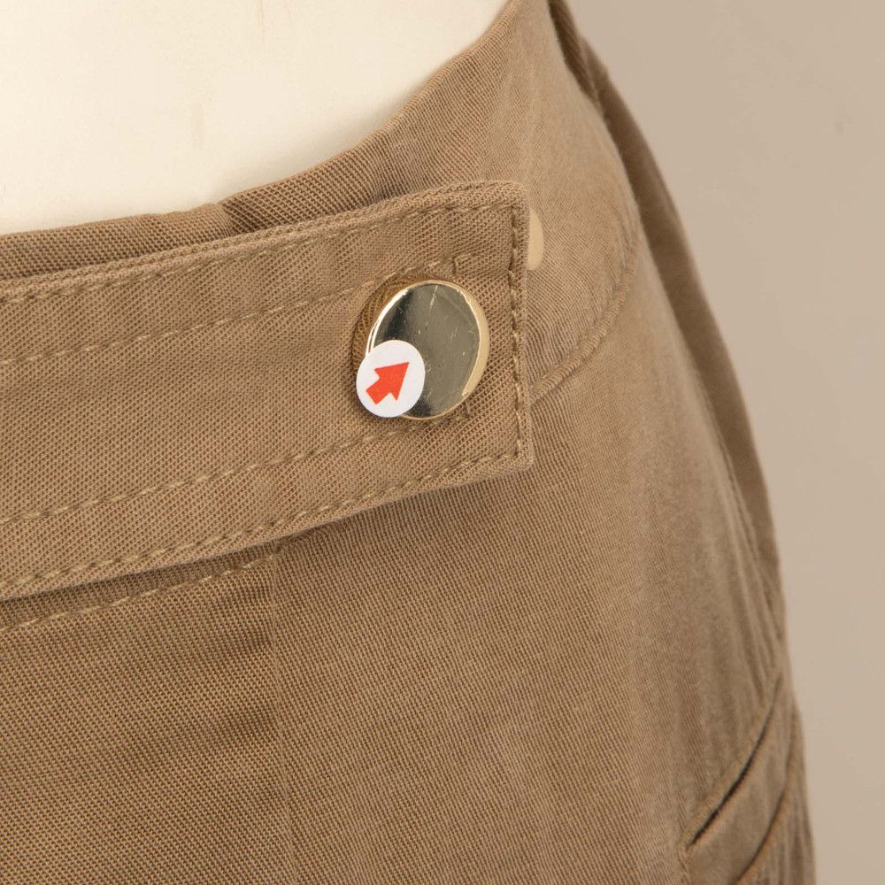 ME+EM Khaki Cargo Elastic Trousers