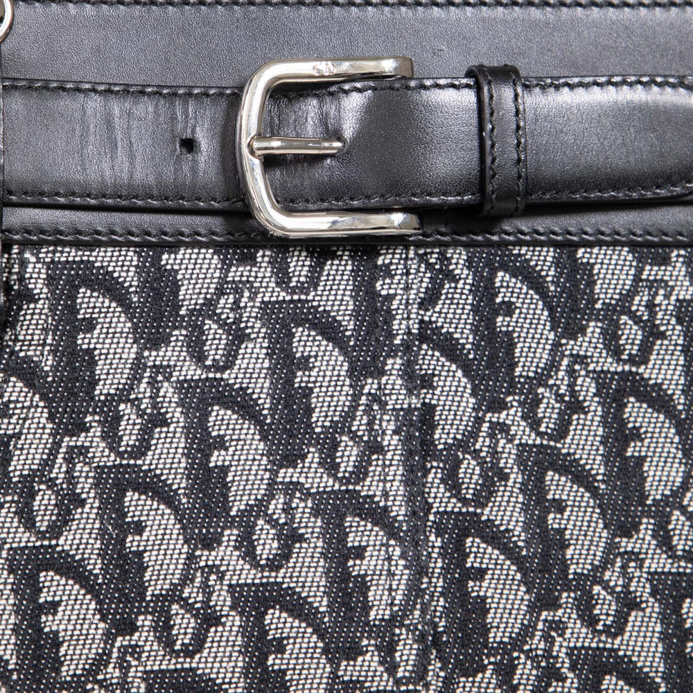 Dior Vintage Trotter Belted Tote Handbag