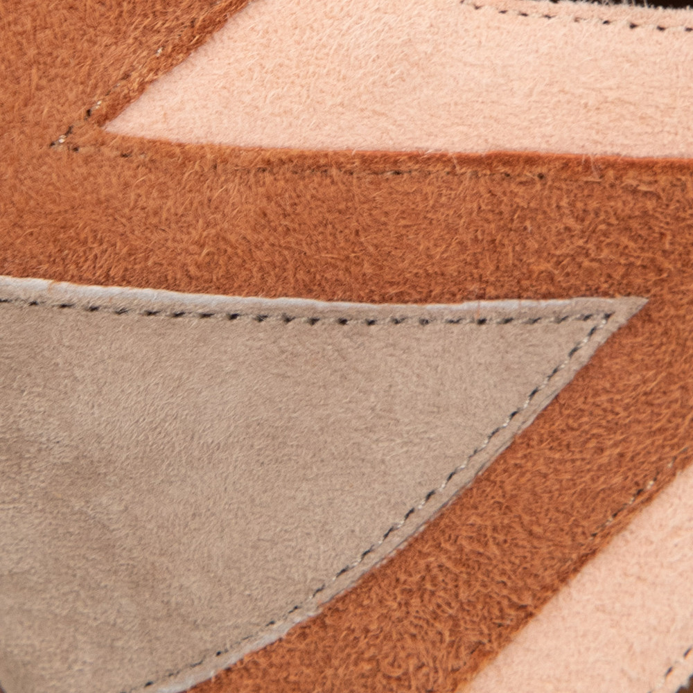 Aquazzura Terracotta Suede Frankie 105 Sandals