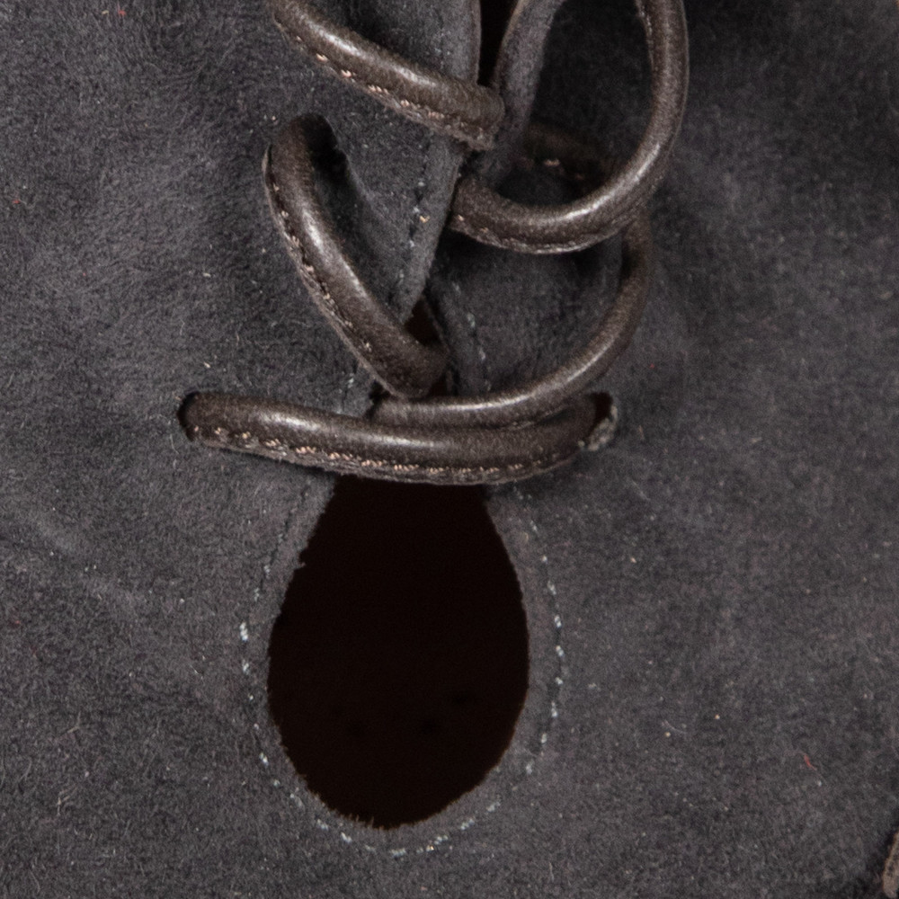 Gianvito Rossi Grey Suede Lace Up Boots