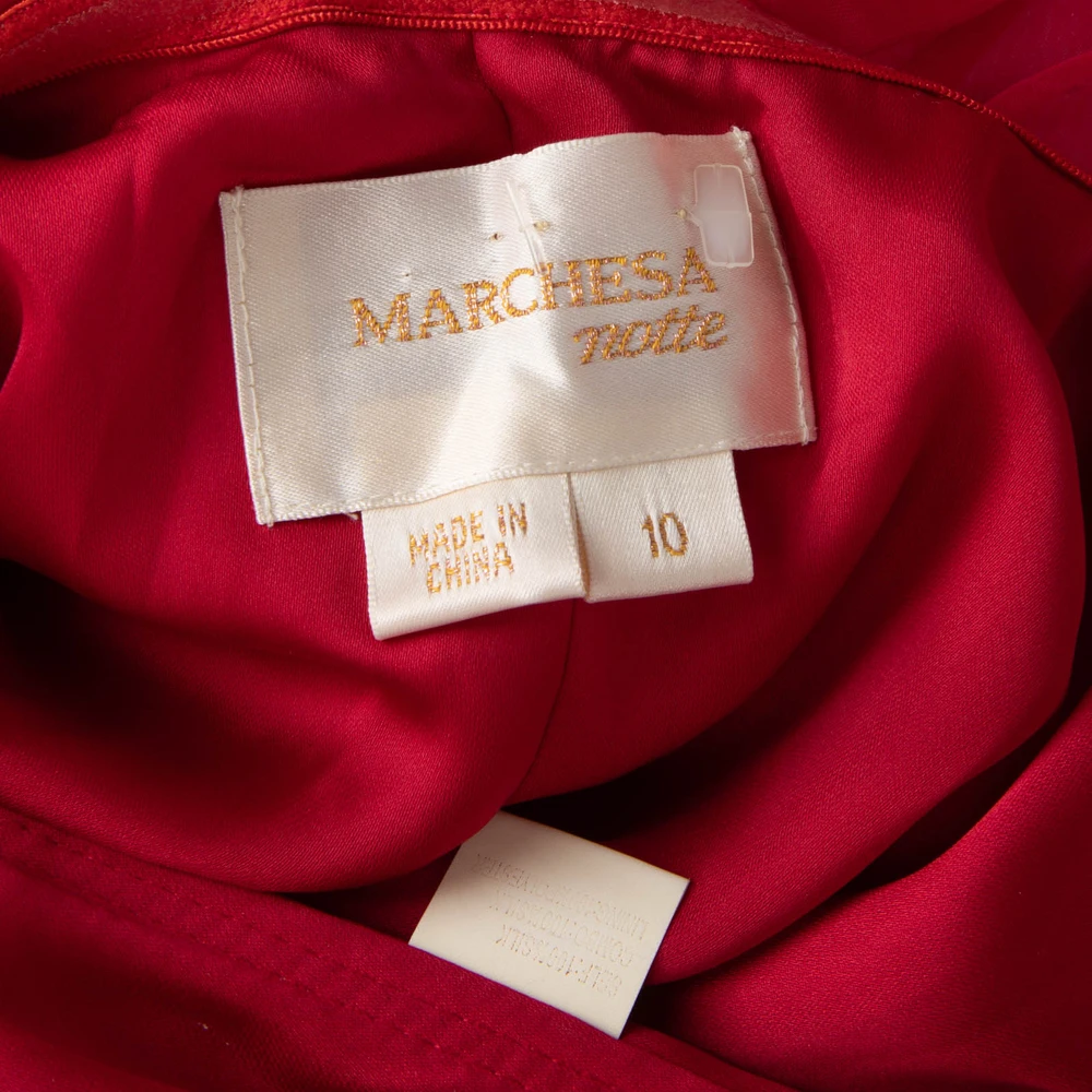 Marchesa Notte Pink Silk One Shoulder Ruffle Mini Dress