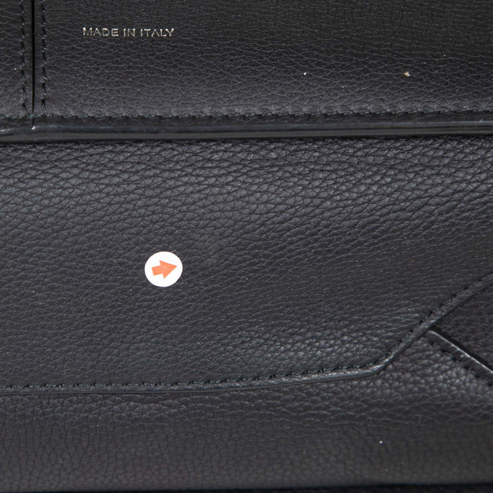 Céline Black Calfskin Medium Tri-Fold Tote Bag