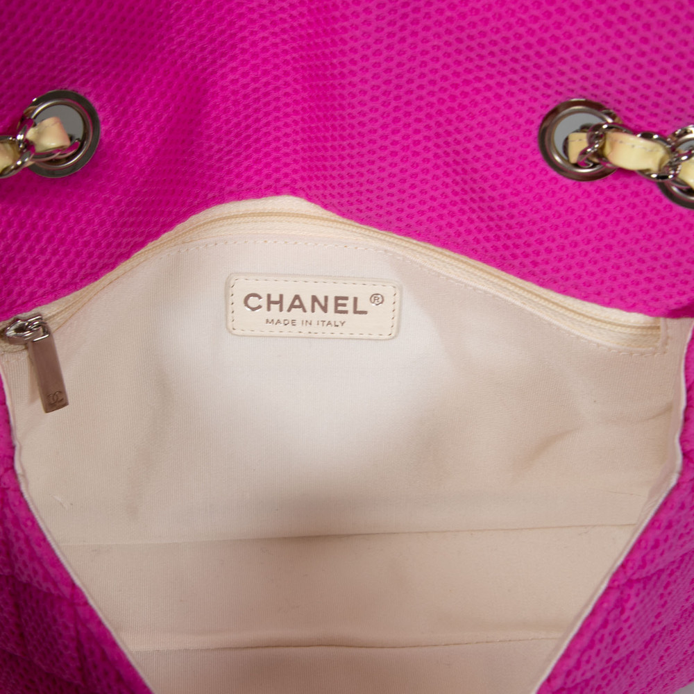Chanel 09-10 Pink Quilted Medium Classic Single Flap Bag