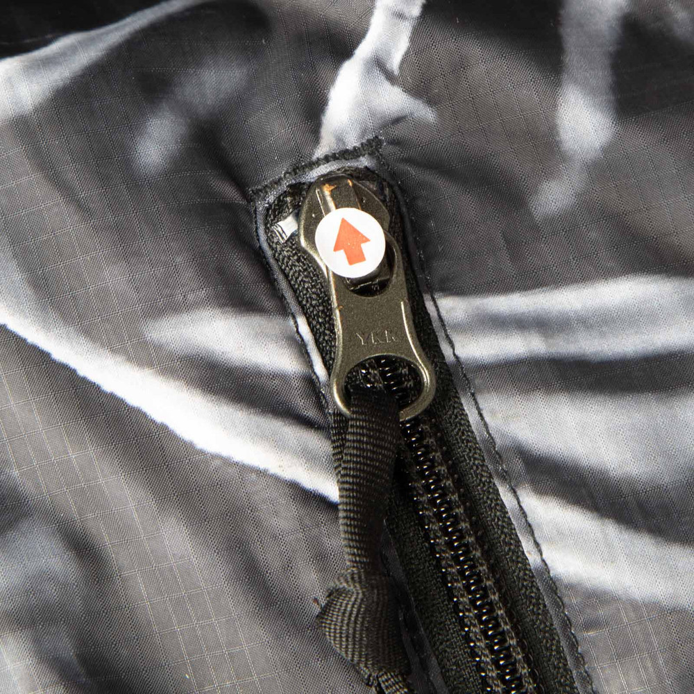 Supreme Black Abstract Oversized Puffer Coat