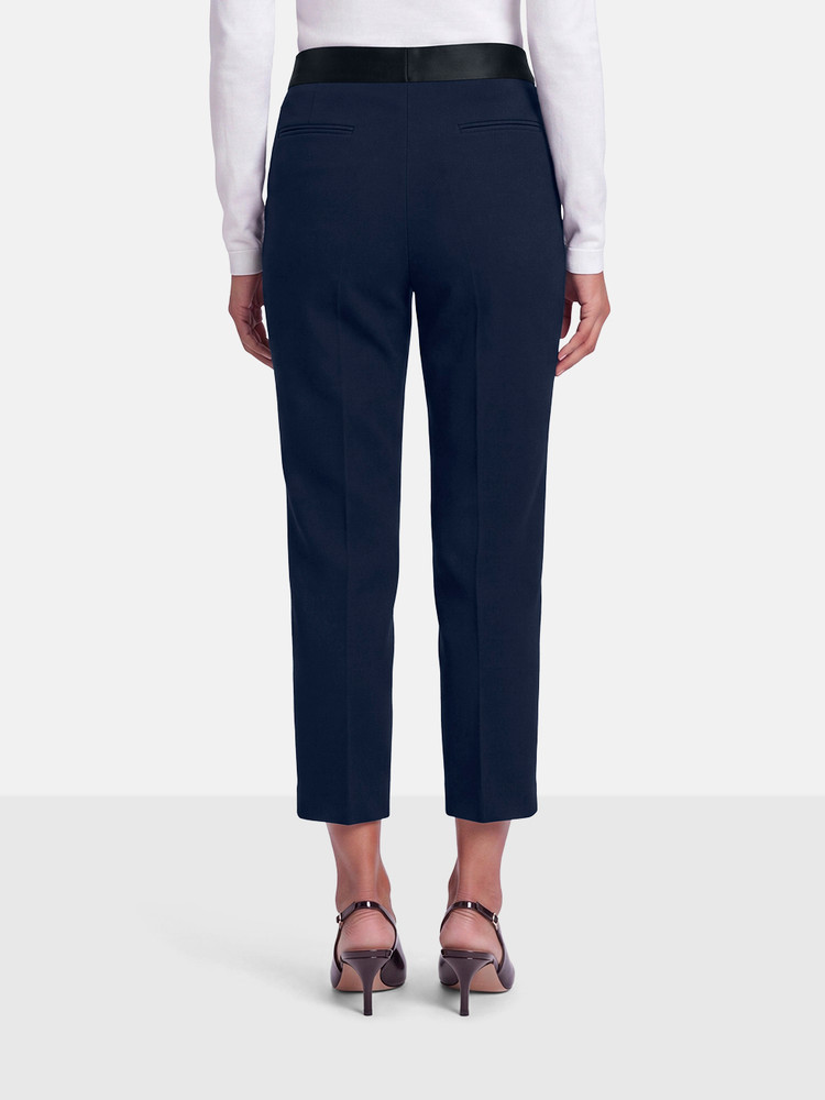 Céline Blue Wool Slim Trousers