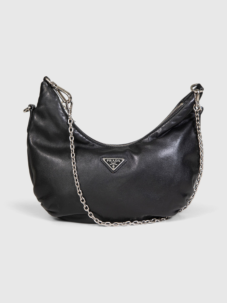 Prada Black Leather Re-Edition Bag