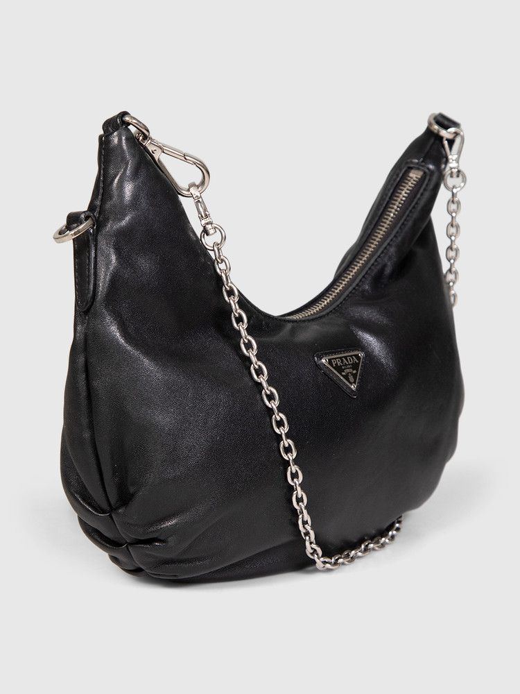 Prada Black Leather Re-Edition Bag