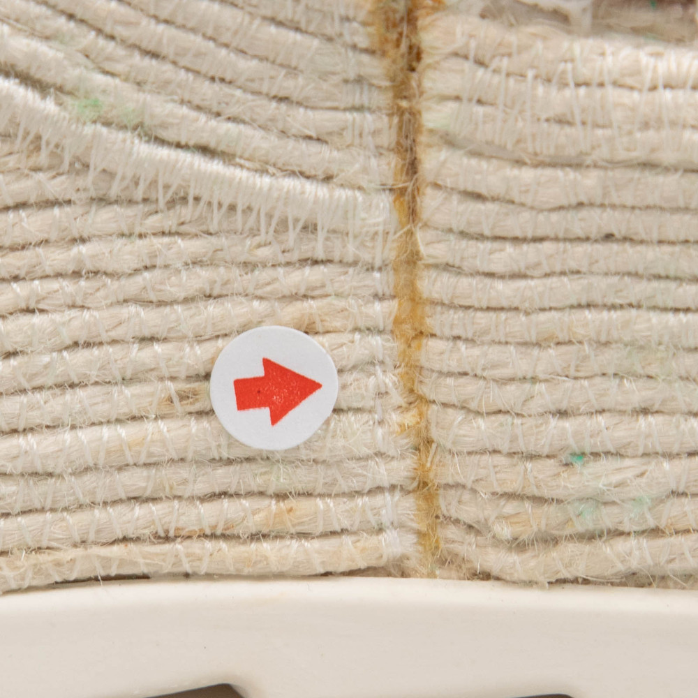 Bottega Veneta White Sporty Web Wedge Espadrilles