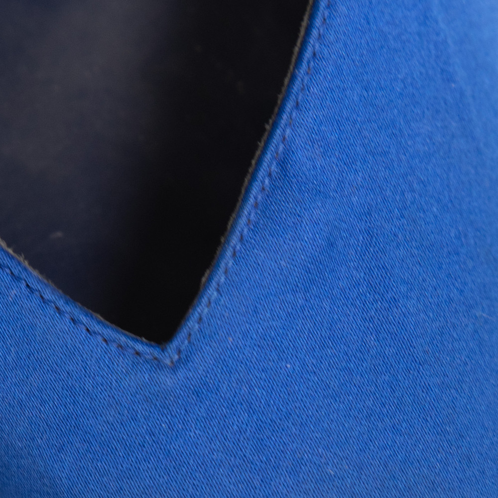 The Attico Blue Perine Ankle Strap Pumps