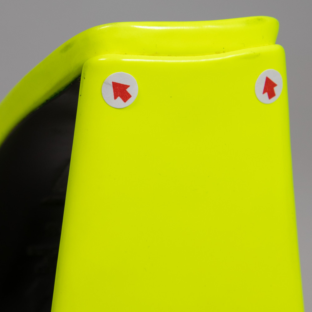 The Attico Neon Yellow Devon Mules