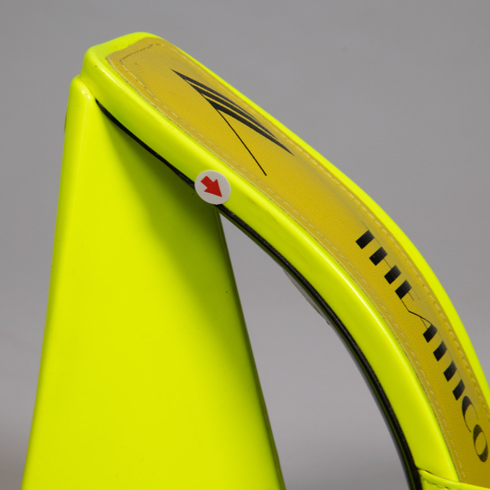 The Attico Neon Yellow Devon Mules