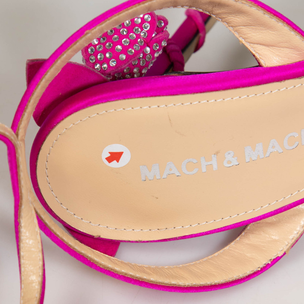 Mach & Mach Pink Wonder Tulip Heeled Pumps