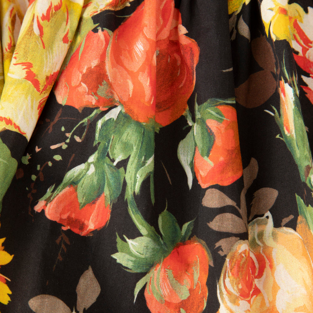 Dolce & Gabbana Floral Sleeveless Midi Dress