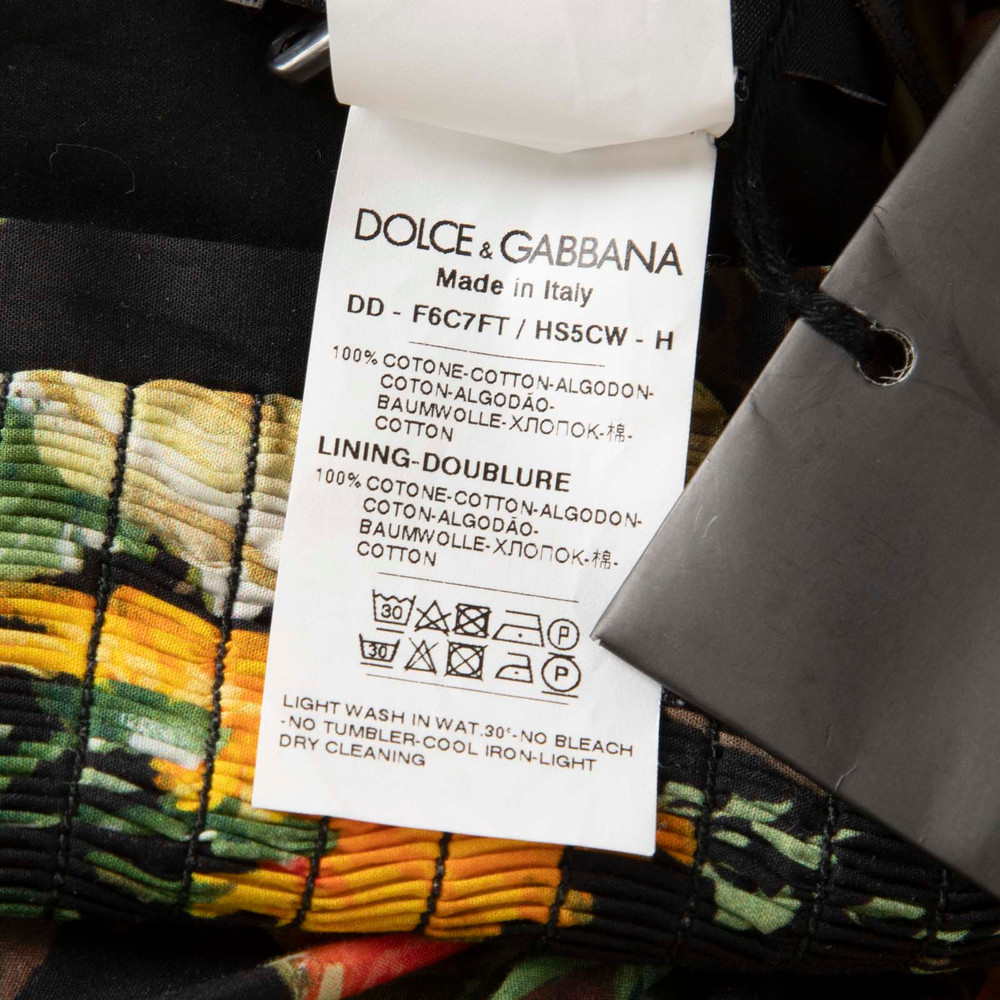 Dolce & Gabbana Floral Sleeveless Midi Dress