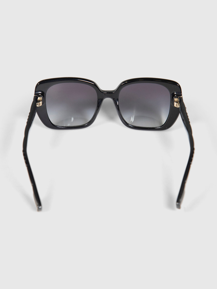 Burberry Black Square Helena Sunglasses