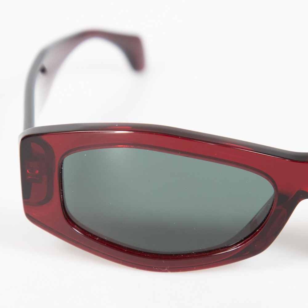 Versace Red Rectangle Sunglasses