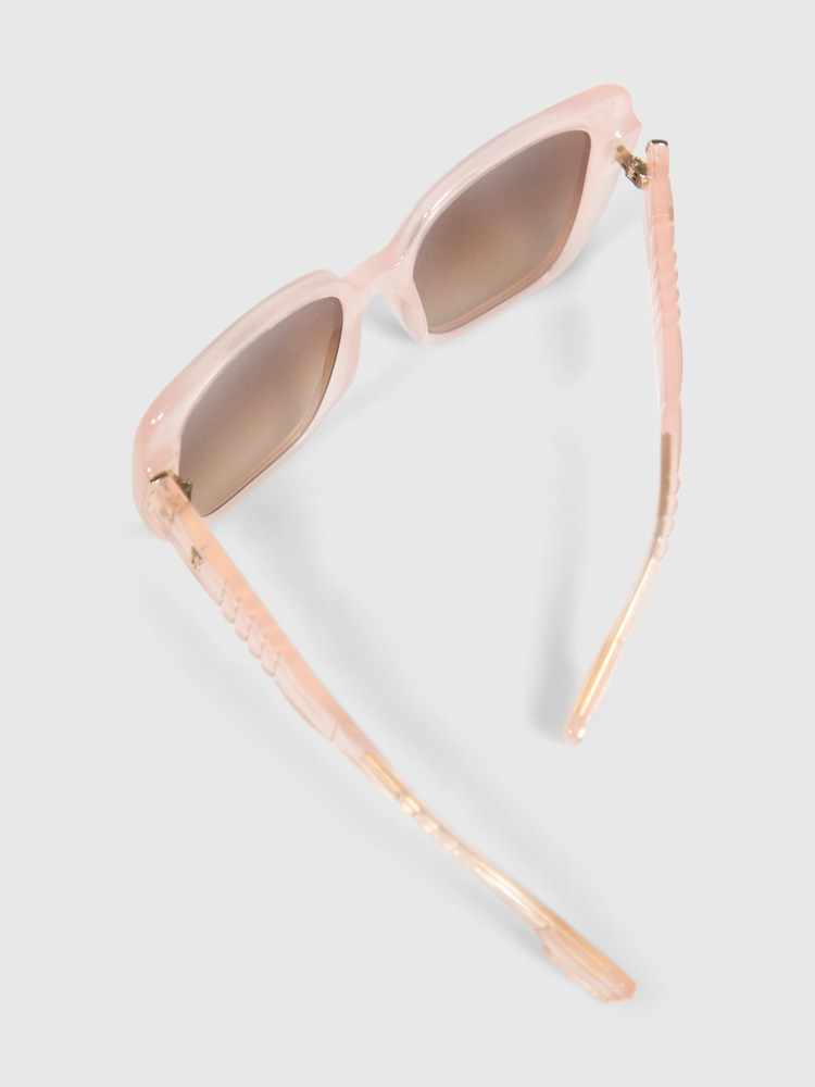 Burberry Pink Square Helena Sunglasses