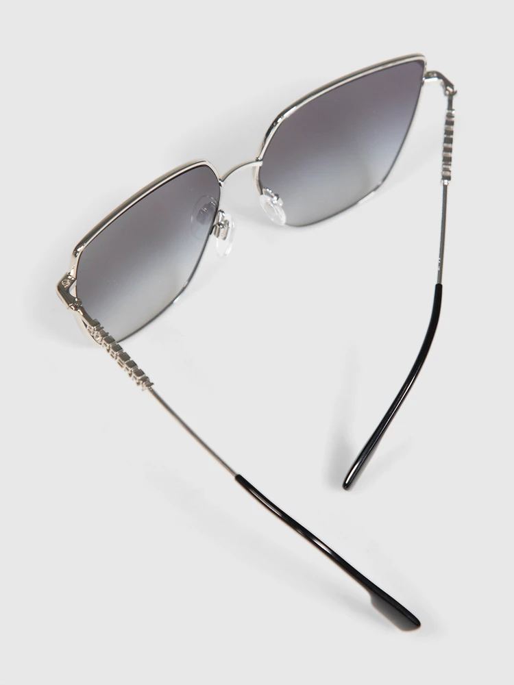 Burberry Black Gradient Alexis Sunglasses