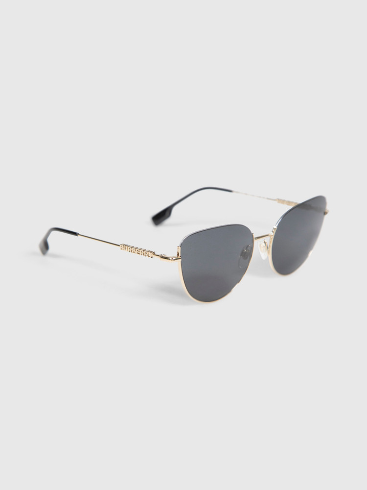 Burberry Black Logo Harper Sunglasses